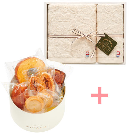 【旬ギフト】パティスリー キハチ シーズナルアソートSボックスと今治タオルJ