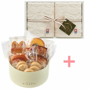 【旬ギフト】パティスリー キハチ シーズナルアソートMボックスと今治タオルI