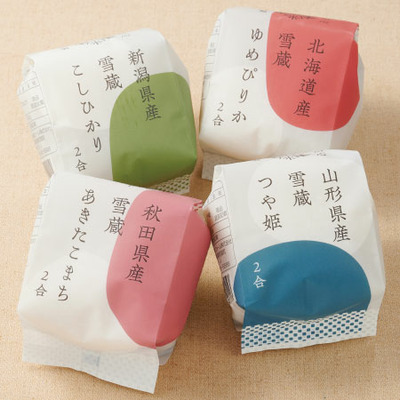 【旬ギフト】田心 名入れ銘柄米食べ比べ4種〈さくら〉_補足画像01