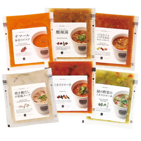 【旬ギフト】スープストックトーキョー 人気のスープと野菜を楽しむスープセットA_