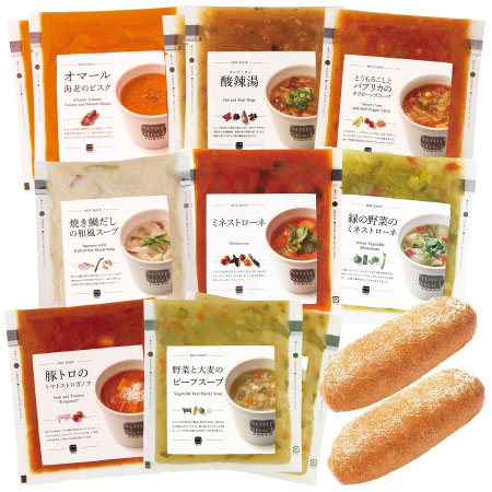 【旬ギフト】スープストックトーキョー 人気のスープと野菜を楽しむスープセットC_