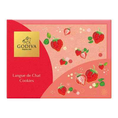 【旬ギフト】名入れフォトフレーム（小）とゴディバ あまおう苺ラングドシャクッキーアソートメント30枚入_補足画像06