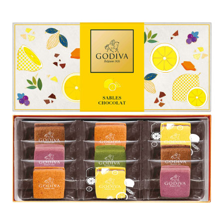 【旬ギフト】ゴディバ サブレショコラ〈瀬戸内レモン〉9個入