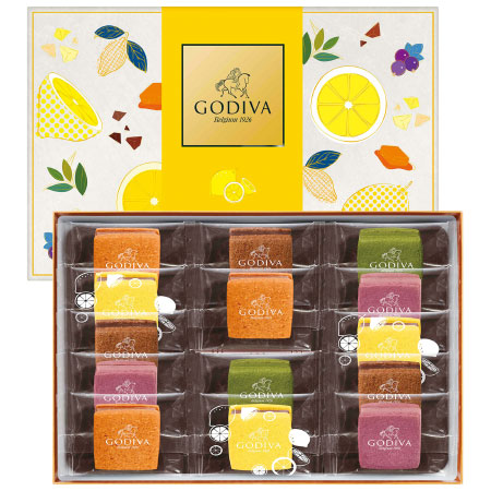 【旬ギフト】ゴディバ サブレショコラ〈瀬戸内レモン〉14個入_