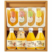【旬ギフト】伊藤農園 名入れ100％ピュアジュース＆パックソルベセット