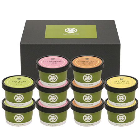 【旬ギフト】京菓匠 笹屋伊織監修 アイスアソート10個入