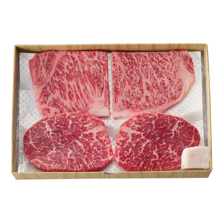 【送料無料】スギモト 松阪牛ステーキ食べ比べセット たまひよSHOP・たまひよの内祝い