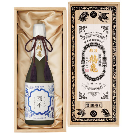 【送料無料】越後鶴亀 名入れ超特醸純米大吟醸酒 たまひよSHOP・たまひよの内祝い