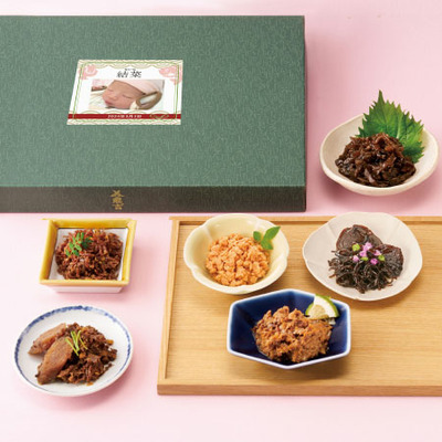 京料理 美濃吉 写真＆名入れ京の佃煮6個入_補足画像01