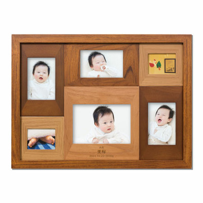 名入れ木製壁掛けフォトフレーム（大）と京料理 美濃吉 京の佃煮6個入_補足画像01