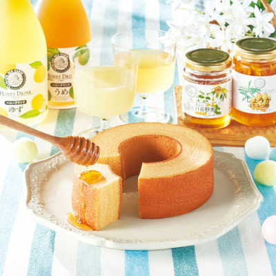 山田養蜂場 名入れはちみつバウム＆はちみつセットG_補足画像01