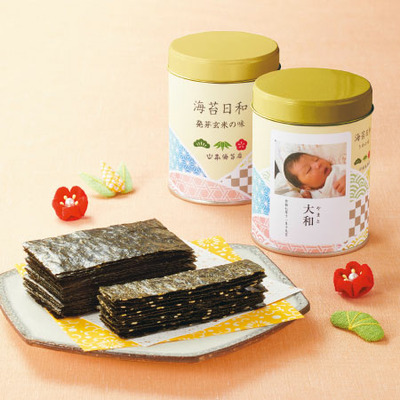 山本海苔店 写真＆名入れ銘々海苔セットBとプルミエ ミニョン_補足画像01