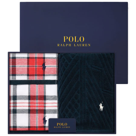 ポロ ラルフ ローレン ホームタオルギフトC NAVY