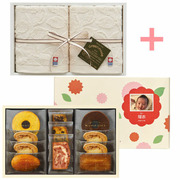 パティスリー キハチ 写真＆名入れ焼菓子詰合せAと今治エコモードタオルセットI