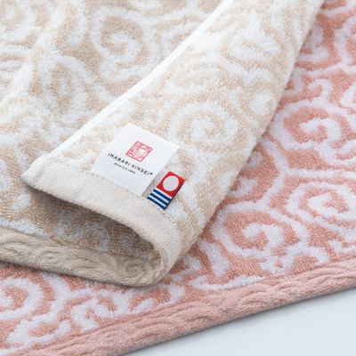 帝国ホテル レトルトスープセットAと今治謹製 木箱入り紋織タオルG（ピンク）_補足画像07