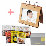 名入れアルバム型フォトフレームとNISHIKIYA KITCHEN スープ＆カレーギフトセットB
