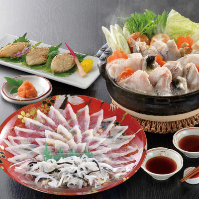 山口下関 関とら本店 とらふく料理セットG_補足画像01