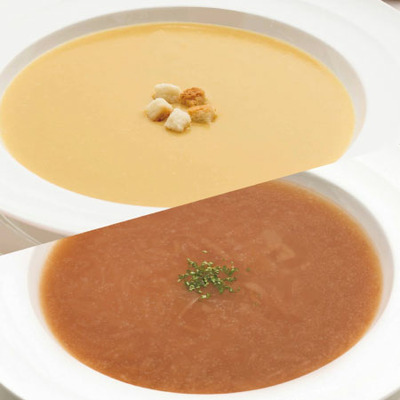 帝国ホテル スープ・カレーセットAと今治謹製 木箱入り紋織タオルK（ピンク）_補足画像04