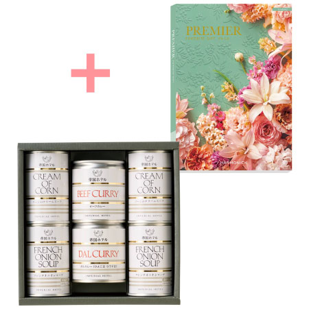 帝国ホテル スープ・カレーセットAとプルミエ シャルマン_