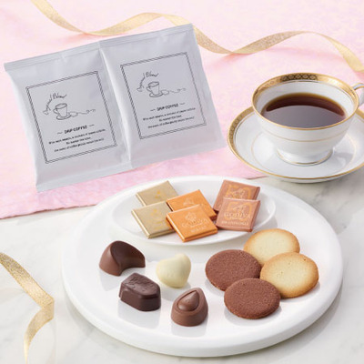ゴディバ 名入れたまひよオリジナルクッキー＆チョコレートアソートメントAとドリップコーヒーセット_補足画像01