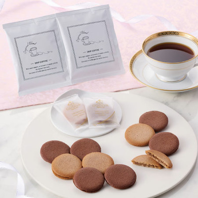 ゴディバ ラングドシャクッキーアソートメント30枚入とドリップコーヒーセット_補足画像01