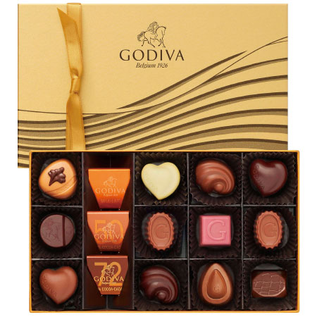 ゴディバ ハート オブ ゴールドコレクション15粒入_