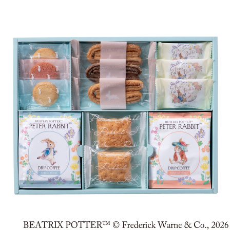 ピーターラビット コーヒー＆スイーツギフトF