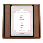 京都小川珈琲 名入れプレミアムブレンドコーヒー ピンク