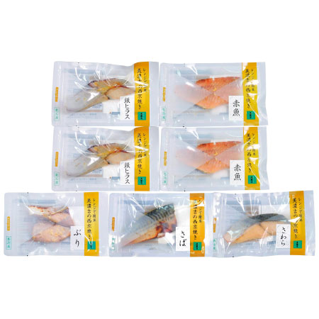 京料理 美濃吉 西京焼き魚詰合せ7切入