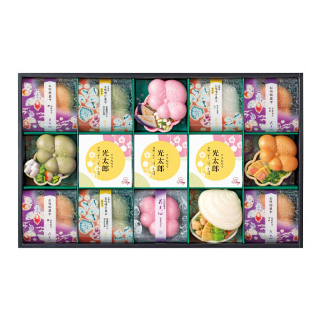 辻が花 名入れ京野菜お吸い物最中詰合せ15個_