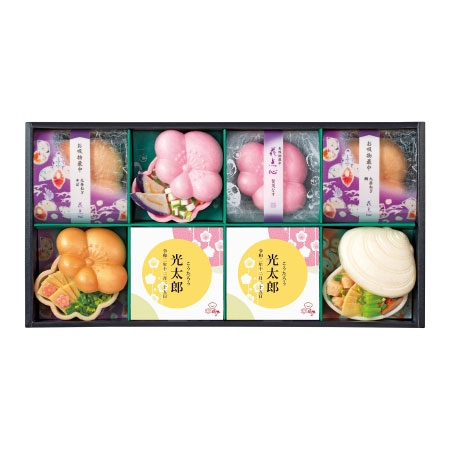 辻が花 名入れ京野菜お吸い物最中詰合せ8個_