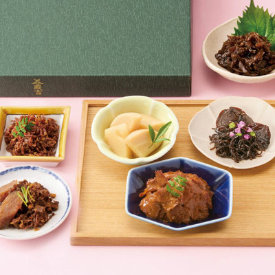 名入れアルバム型フォトフレームと京料理 美濃吉 京の佃煮B_補足画像02