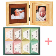 名入れ木製ダブルフォトフレームと京料理 美濃吉 京の佃煮B