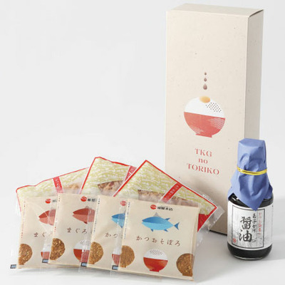 柳屋本店 玉子かけ醤油とそぼろ・花削りセット_補足画像01