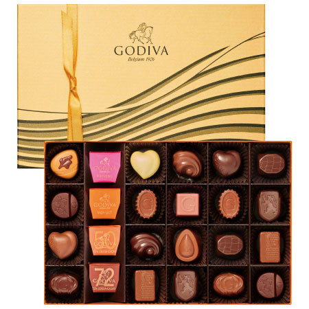 ゴディバ ハート オブ ゴールドコレクション24粒入_