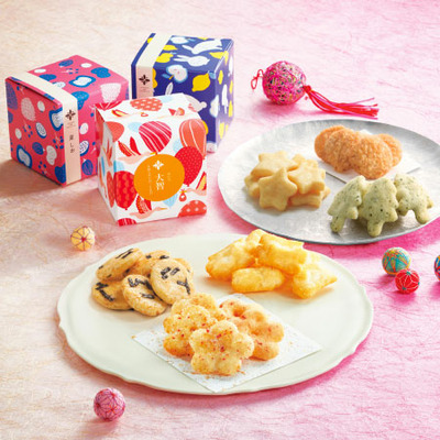 麻布十番 あげもち屋 名入れ花キューブアソートA_補足画像01