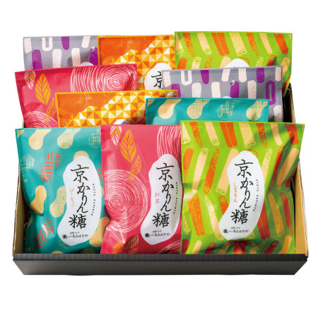 【送料無料】伊勢源六たちばなや 京かりん糖詰合せ10袋 たまひよSHOP・たまひよの内祝い