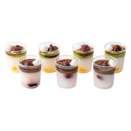 【送料無料】【期間限定】ホシフルーツ 黒蜜で食べるクリームあんみつ7個 たまひよSHOP・たまひよの内祝い