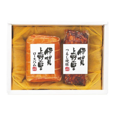 【送料無料】伊賀上野の里 つるしバラ焼豚＆ロースハムＡ たまひよSHOP・たまひよの内祝い
