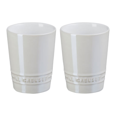 ル・クルーゼ ペア・ショート・タンブラー ホワイトラスター×2