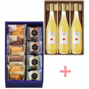 ブールミッシュ ギフトセットBと果汁100％ストレートりんごジュース3本