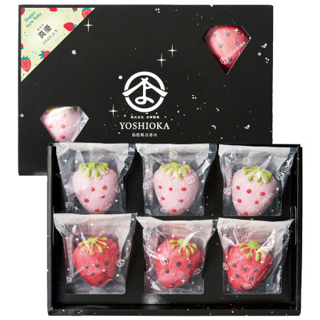 【旬ギフト】名入れ いちごのもなか6個入