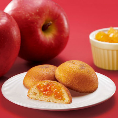 【旬ギフト】ひととえ 名入れふじ林檎ケーキ8個_補足画像01