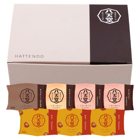 【旬ギフト】八天堂 くりーむパンマロン＆くりーむパン7個入