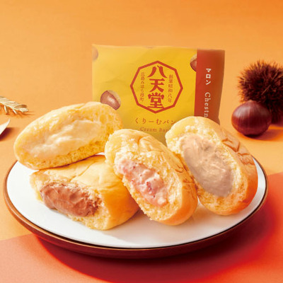 【旬ギフト】八天堂 くりーむパンマロン＆くりーむパン9個入_補足画像01
