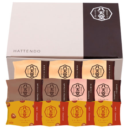 【旬ギフト】八天堂 くりーむパンマロン＆くりーむパン11個入_