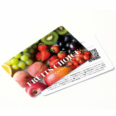 【旬ギフト】写真＆名入れ なりきり表紙 カード型カタログギフト フルーツチョイス F16-C フレーム付き_補足画像05