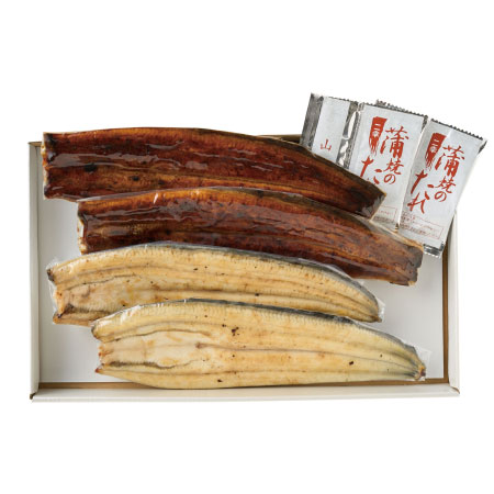 桑鰻会 木曽三川うなぎ長蒲焼・長白焼4尾_