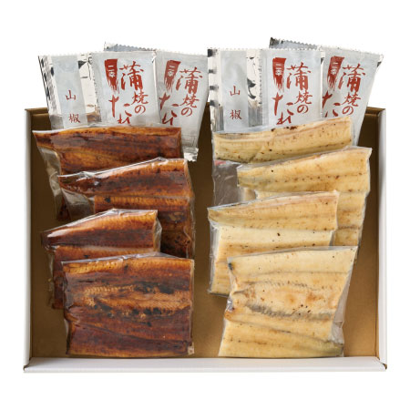 桑鰻会 木曽三川うなぎ蒲焼・白焼きセット D_