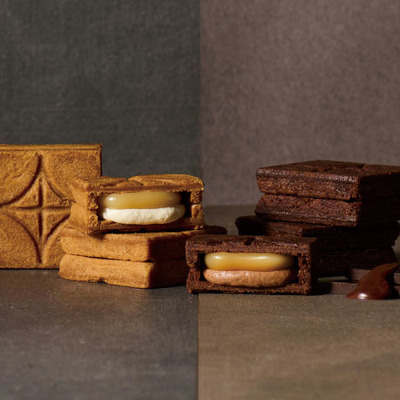 プレスバターサンド名入れバターサンド2種詰合せ〈チョコレート〉12個入_補足画像01